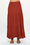 Maxi Skirt - Rust