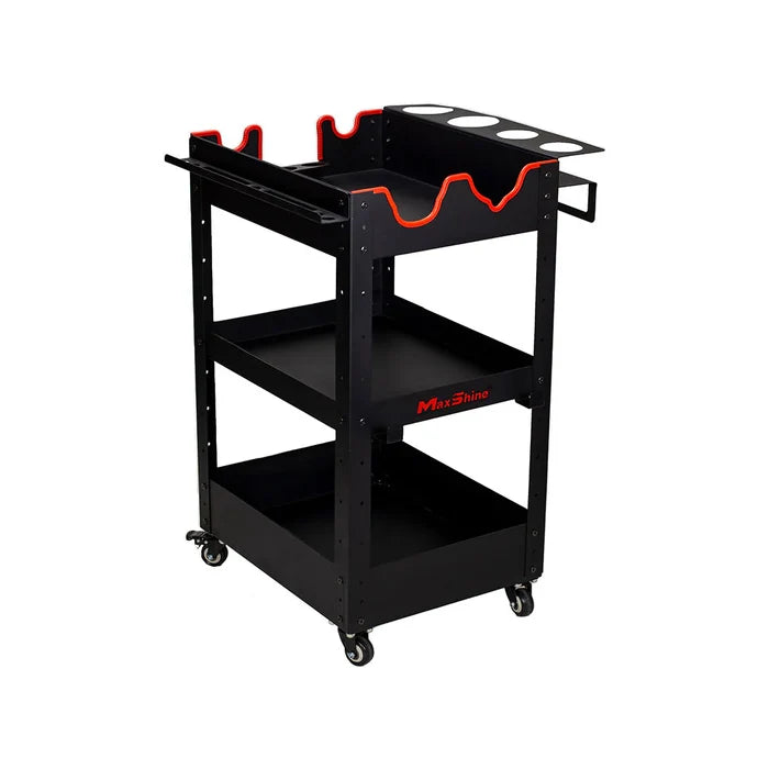 Maxshine Rolling Detailing Cart - Coated Steel