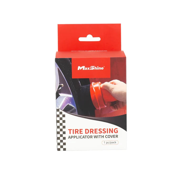 Maxshine Tire Shine Applicator | Dressing Applicator with Cover