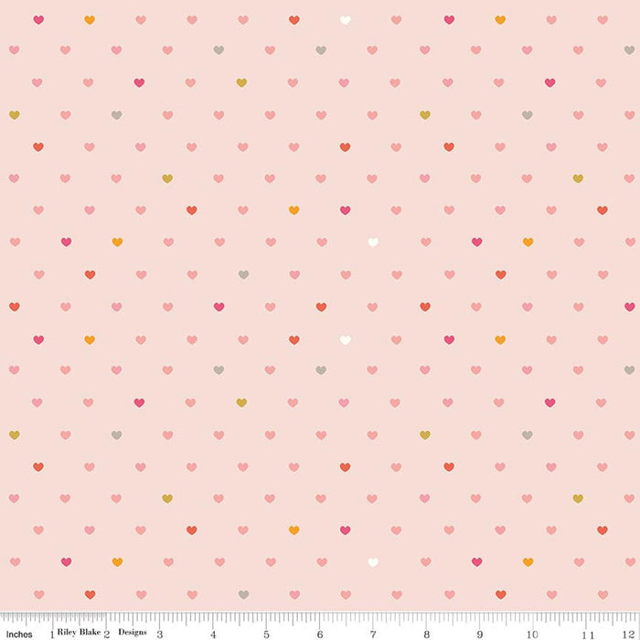 Meadow Serendipity 2 Heart Blush Flannel
