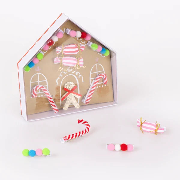 Meri Meri - Gingerbread House Hair Clips