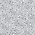 Mini Stars Grey Flannel