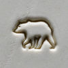 MKM Medium Round Stamp Grizzly Bear SCM-198