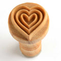 MKM Medium Round Triple Heart Stamp SCM-038