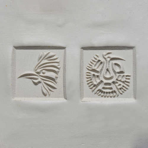 MKM Medium Square Stamp Bird and Ssm-070