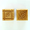 MKM Medium Square Stamp Leaf Ssm-010
