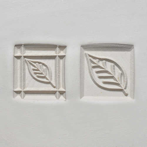 MKM Medium Square Stamp Leaf Ssm-010