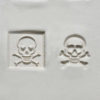 MKM Medium Square Stamp Skull & Crossbone SSM-150