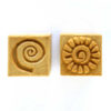 MKM Medium Square Stamp Spiral and Spiral Sun Ssm-020