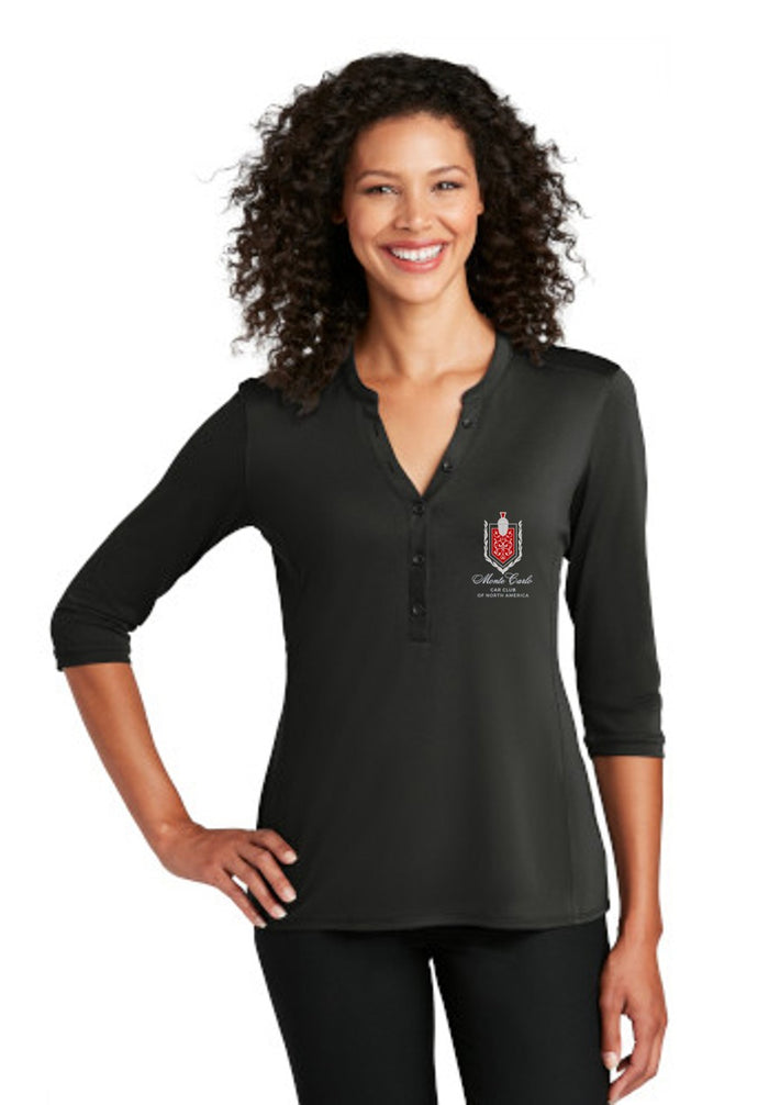 MONTE CARLO CLUB Ladies Henley Shirt