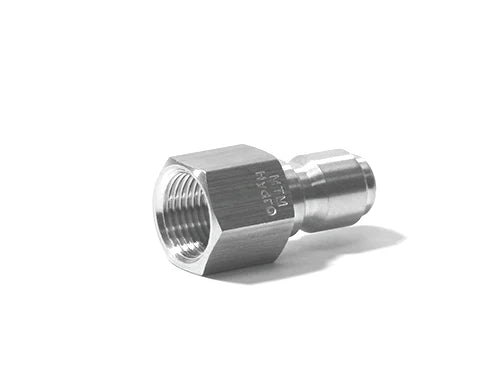 MTM HYDRO  Stainless Steel 3/8" QC Female Plug 24.0081