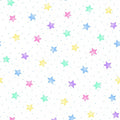 Multi Stars Pastel Flannel