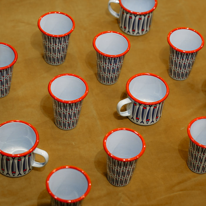 Mur by Ayca Anchovies Enamelware Camping Mug