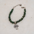 Natural Stone Emerald Chip Bracelets