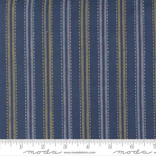 Nautical Blue Stripe Woven- Summer Solstice