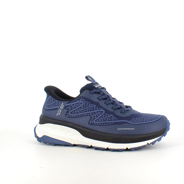 Navy Skechers vattentät sko med Slip-in, Memory Foam och bra stötdämpning