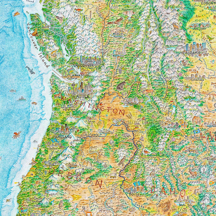 North America: Tundra to Tropics 1000-Piece Jigsaw Puzzle