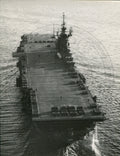 Official Navy Photo of WWII era USS Wasp (CV-18) Aircraft Carrier - Annapolis Maritime Antiques