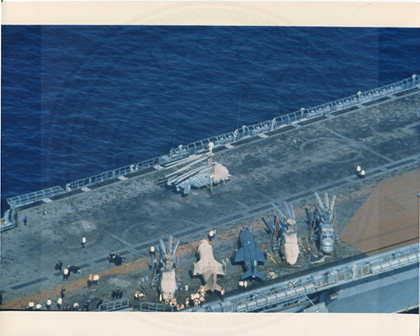 Official U.S. Navy photo of Soviet aircraft carrier Kiev underway. - Annapolis Maritime Antiques