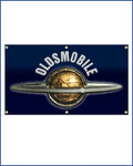 Oldsmobile 1950's Globe Banner