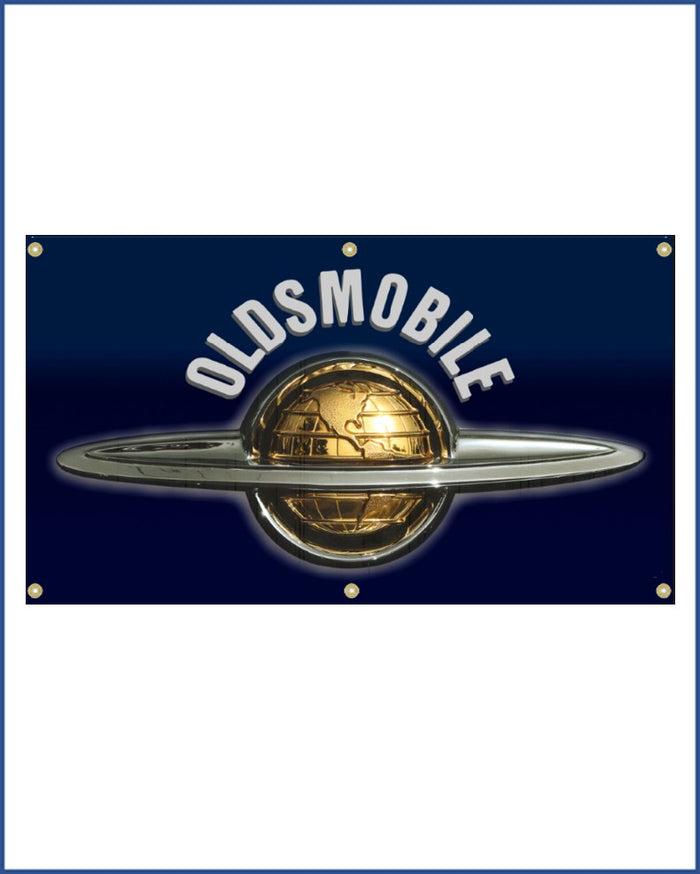 Oldsmobile 1950's Globe Banner