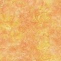 Orange/Yellow Wavy Fans Batik