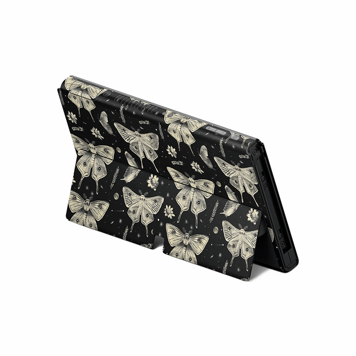 Oriental Moths Nintendo Switch OLED Decal Skin