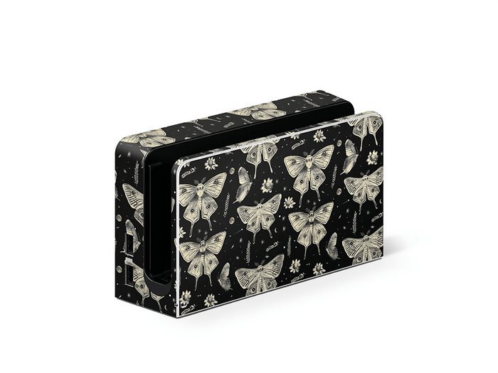 Oriental Moths Nintendo Switch OLED Decal Skin