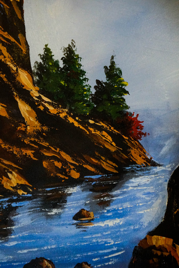 Original Acrylic handpanting of Ama Dablam