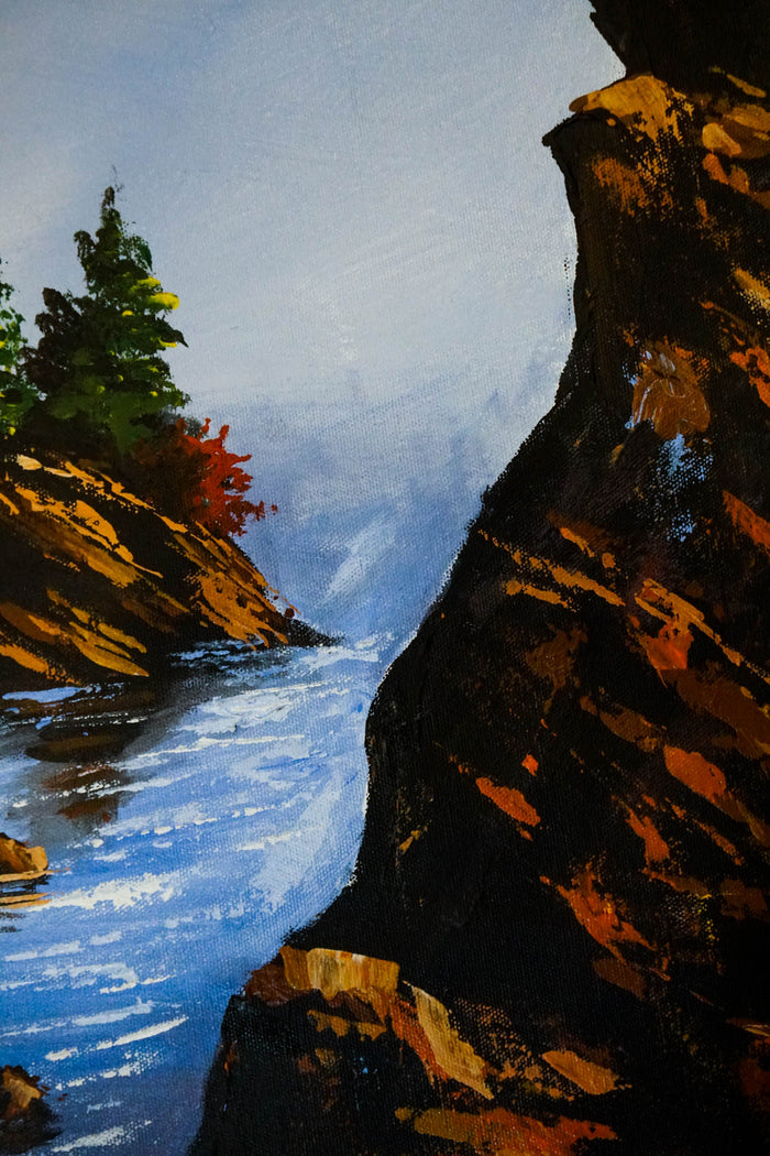 Original Acrylic handpanting of Ama Dablam