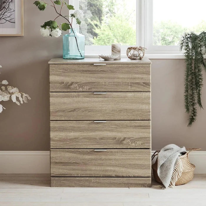Ayla chest of drawers - light oak - Laura James