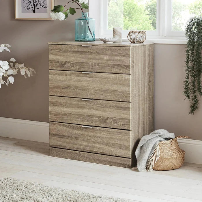 Ayla chest of drawers - light oak - Laura James