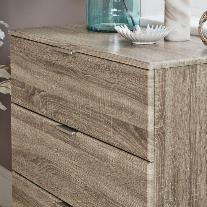 Ayla chest of drawers - light oak - Laura James
