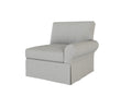 PB Basic Right Arm Chair Cover, PB Basic sectional components slipcover - LindaKale