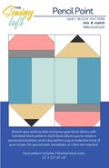Pencil Point Quilt Block Pattern