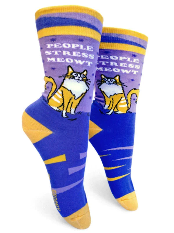 People Stress Meowt Socks
