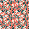 Pink Salmon Tangled Bloom Linen -Meadow Drift