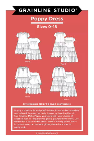 Poppy Dress Sizes 0-18