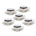 Set of 6 tea/coffee cups with saucers - Eucalyptus And Sage | Tea, Coffee, Mug, and Cup products for men and women of all ages