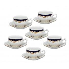 Set of 6 tea/coffee cups with saucers - Eucalyptus And Sage | Tea, Coffee, Mug, and Cup products for men and women of all ages