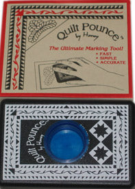 Quilt Pounce Pad Stencil White