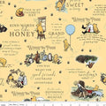 Quotes Yellow- Winnie the Pooh Flannel