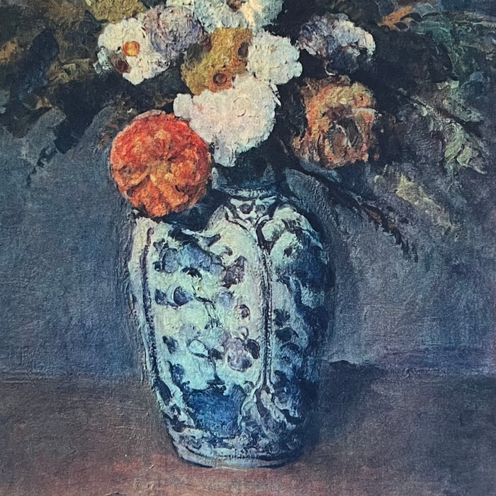 Rare Vintage 1949 Cézanne "Vase de Fleurs" French Offset Lithograph