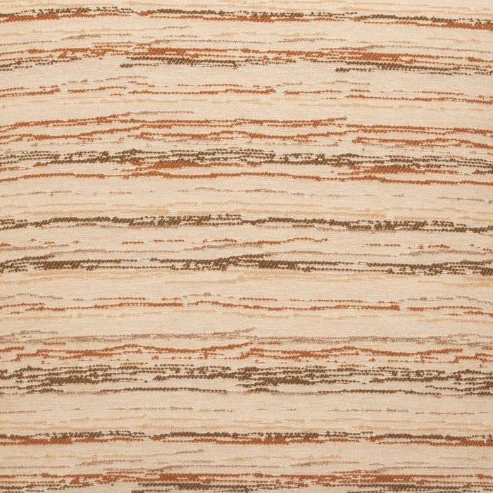 southwestern upholstery fabric with striped desert pattern in rust and brown tones for furniture