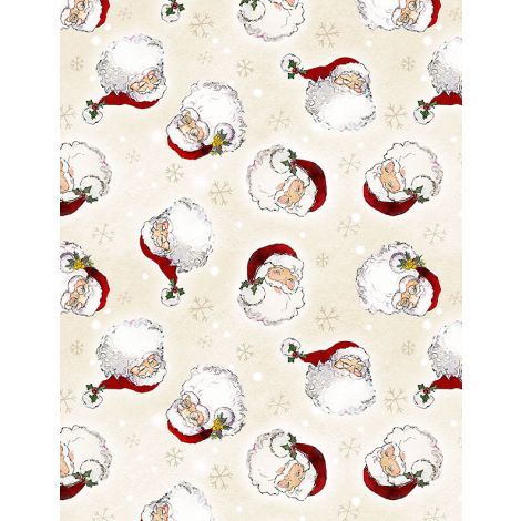 Santa Head Toss Cream- The Jolly North