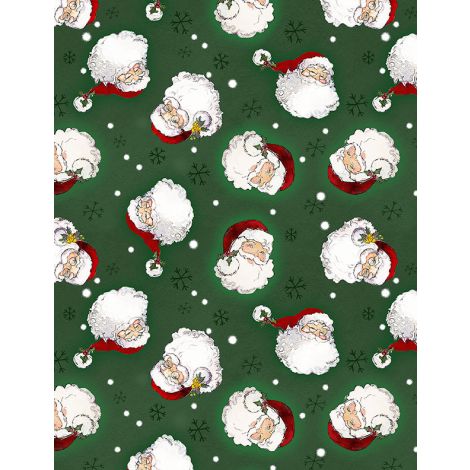 Santa Head Toss Green- The Jolly North