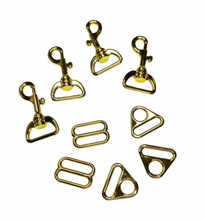 Sassafras Parker Pack Hardware Gold