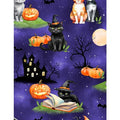 Scenic Cats Purple- Spooky Tails
