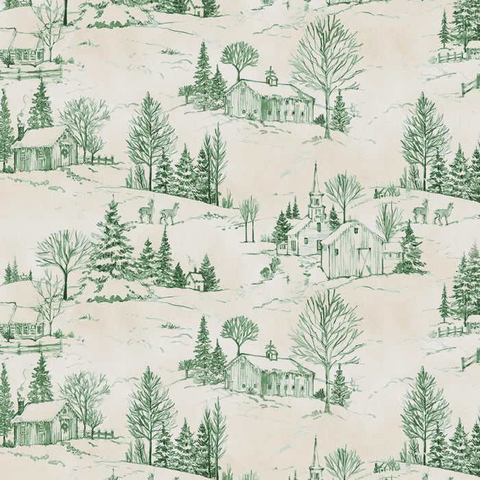 Scenic Toile Cream/Green- The Jolly North