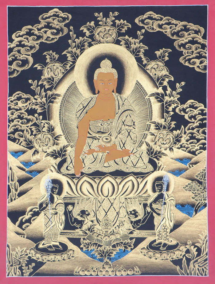 Shakyamuni Buddha Thangka Painting - Lucky Thanka